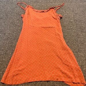 Mauve Polka Dot Dress